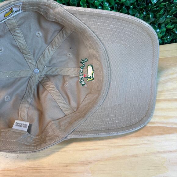 American Needle Augusta  National 2008 Masters Golf Hat Cap  Khaki Adult Gift - Picture 3 of 8